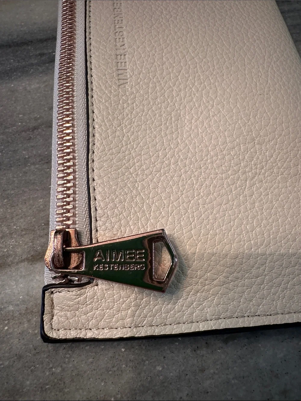 AIMEE KESTENBERG SLIM LEATHER WALLET/CLUTCH
